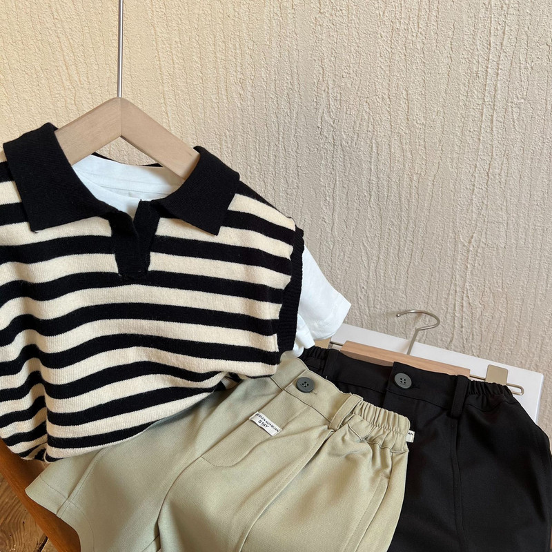 Veat O-neck κολάρο Αμάνικο κανονικό μήκος Μασίφ Άνετη μόδα Μοντέρνα Απαλή Περιστασιακή Απλή Καθαρή Ανοιξιάτικη Παιδιά Unisex