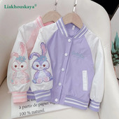 Proljeće Jesen Slatki kaput za djevojčice Jakna Rabbit Gornja odjeća za djecu Dječji rođendanski Božićni poklon Vjetrovka 110-160 cm