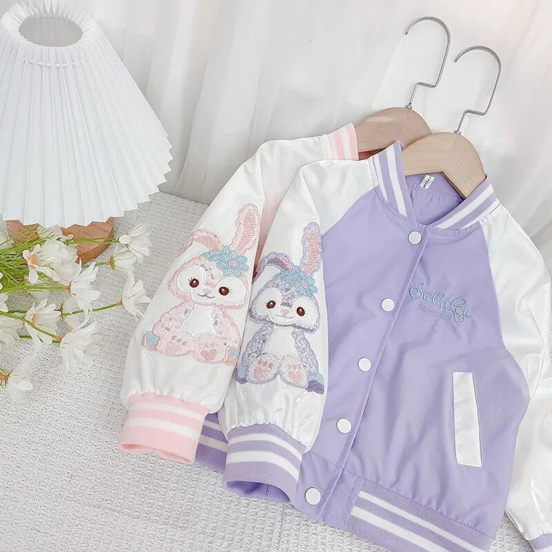 Proljeće Jesen Slatki kaput za djevojčice Jakna Rabbit Gornja odjeća za djecu Dječji rođendanski Božićni poklon Vjetrovka 110-160 cm