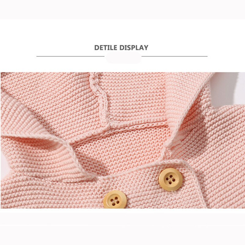 Πλεκτά για μωρά αγόρια για κορίτσια Νεογέννητες ζακέτες με κουκούλα για κορίτσια Ρούχα κινουμένων σχεδίων Πλεκτό σκύλος Πουλόβερ Παιδικά Φθινοπωρινά χειμωνιάτικα πανωφόρια