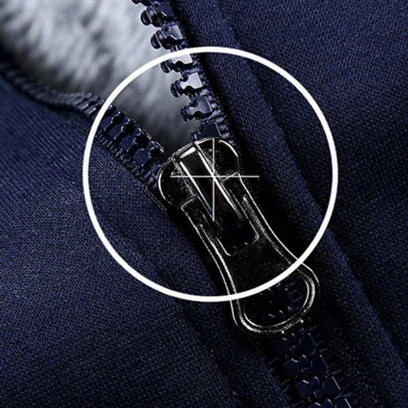 Muška jakna s patentnim zatvaračem Deblja flis podstava Kamuflažni patchwork prsluk s kapuljačom Zimska gornja odjeća 2021.