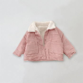 0-5Y Παιδικά εξωτερικά ρούχα Παιδικά χειμωνιάτικα παλτό για κορίτσι & αγόρια Παιδικό ζεστό φλις μπουφάν Βρεφικά μπουφάν για κορίτσια για το φθινόπωρο την άνοιξη