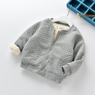 0-5G Bērnu Virsdrēbes Bērnu Ziemas Mēteļi Meitenēm un Zēniem Bērniem Silta Fleece Jaka Bērnu Meiteņu Jakas rudens pavasarim