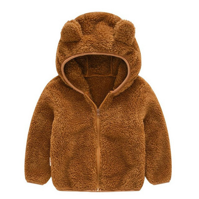 0-5G Bērnu Virsdrēbes Bērnu Ziemas Mēteļi Meitenēm un Zēniem Bērniem Silta Fleece Jaka Bērnu Meiteņu Jakas rudens pavasarim