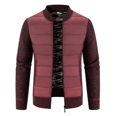 2022. gada jauns golfa vīriešu jakas mētelis rudens un ziemas trikotāžas džemperis, flīsa biezāka ikdienas vīriešu jaka mētelis ar rāvējslēdzēju