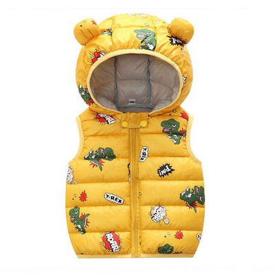 2022 Φθινόπωρο Παιδικό Ζεστό Γιλέκο Βρεφικό Βαμβακερό Γιλέκο Παιδικό Εξωτερικό Γιλέκο Παιδικά Ενδύματα Αγόρια Κορίτσια Μπουφάν με κουκούλα Γιλέκο