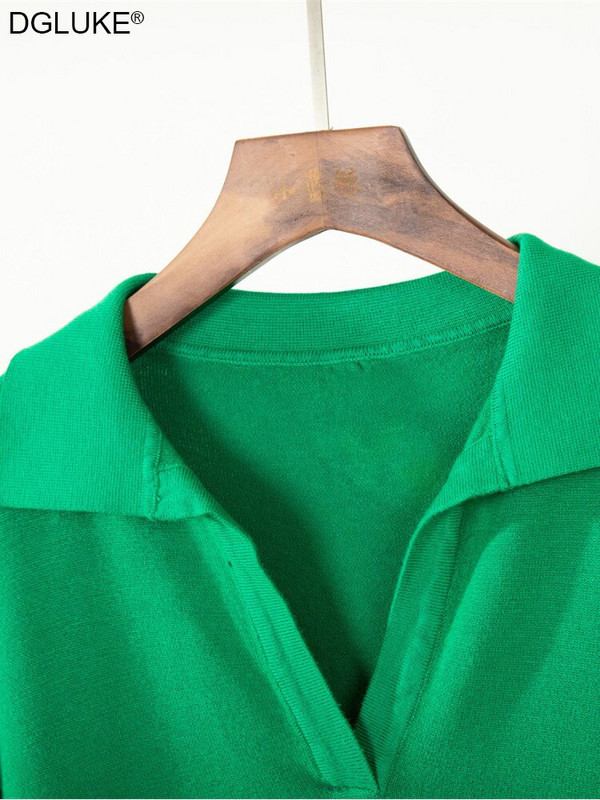 Polo gallér, vintage kötött pulóver, női, ősz, tél 2022, 2023, hosszú ujjú pulóver, nagyméretű póló felső