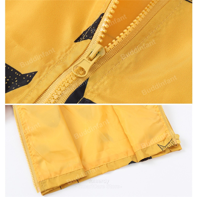 vējjaka meitenēm Bērnu jaka Bērnu mētelis vienradzis varavīksne pavasara vasaras jaka meitenei mazuļu drēbes plānas ūdensizturīgas 2-7T