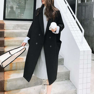 Veličina 6XL 150 kg Hotsale Jesenski ženski trenč kaput Žensko dugo odijelo dugih rukava Lady Trend Ležerna zelena crna jakna