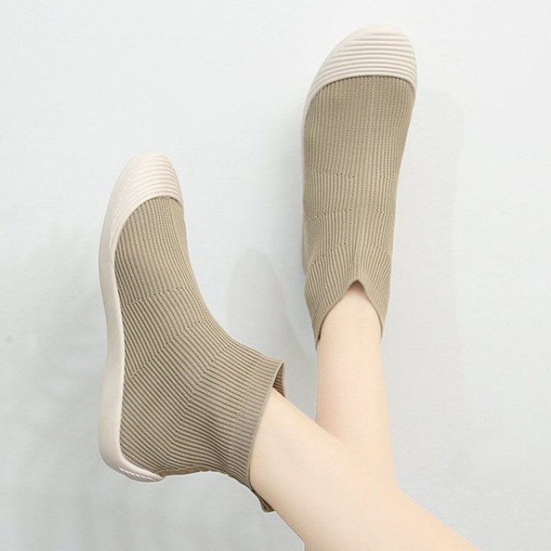 Ženske čizme Ljetne čarape s debelim potplatom Dizajnerske sportske cipele Ležerne ravne prozračne tenisice koje ne klize 2022.