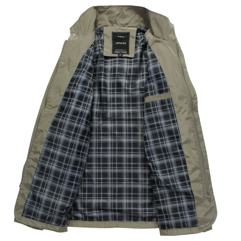 Ανδρικό Casual Jacket Spring Army Military Jacket Windbreaker Ανδρικά Παλτό Χειμερινά Ανδρικά Εξωτερικά Ενδύματα Φθινοπωρινό Παλτό Αδιάβροχο Χακί 5XL