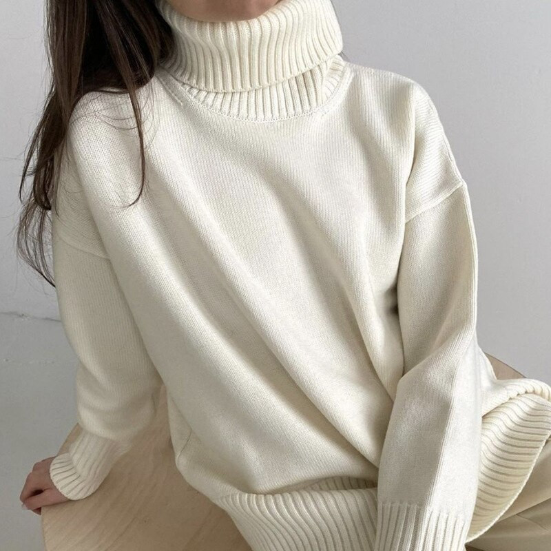 CCI Φθινοπωρινή χειμερινή μόδα Γυναικείο πουλόβερ Μακρυμάνικο casual πράσινο ζιβάγκο πουλόβερ Femme μπλουζάκια Ζεστά μπλούζες πλεξίματος YJ010S