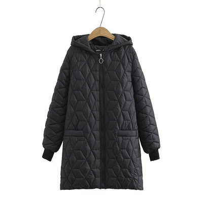 2021. Visokokvalitetni ženski kaput proljeće jesen moda ležerna tanka parka europske vjetrootporne duge ženske jakne s kapuljačom gornja odjeća