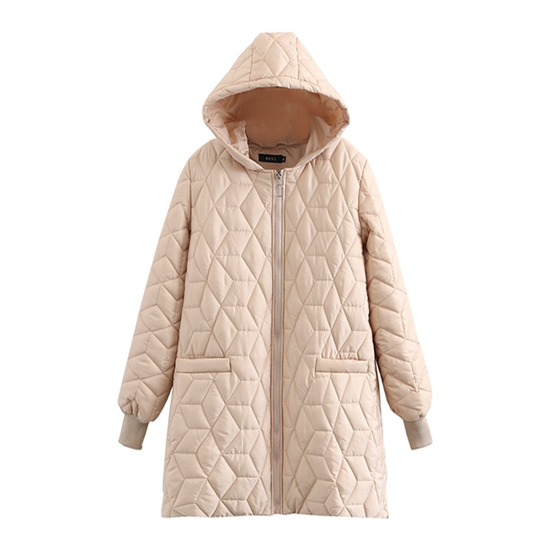 2021. Visokokvalitetni ženski kaput proljeće jesen moda ležerna tanka parka europske vjetrootporne duge ženske jakne s kapuljačom gornja odjeća