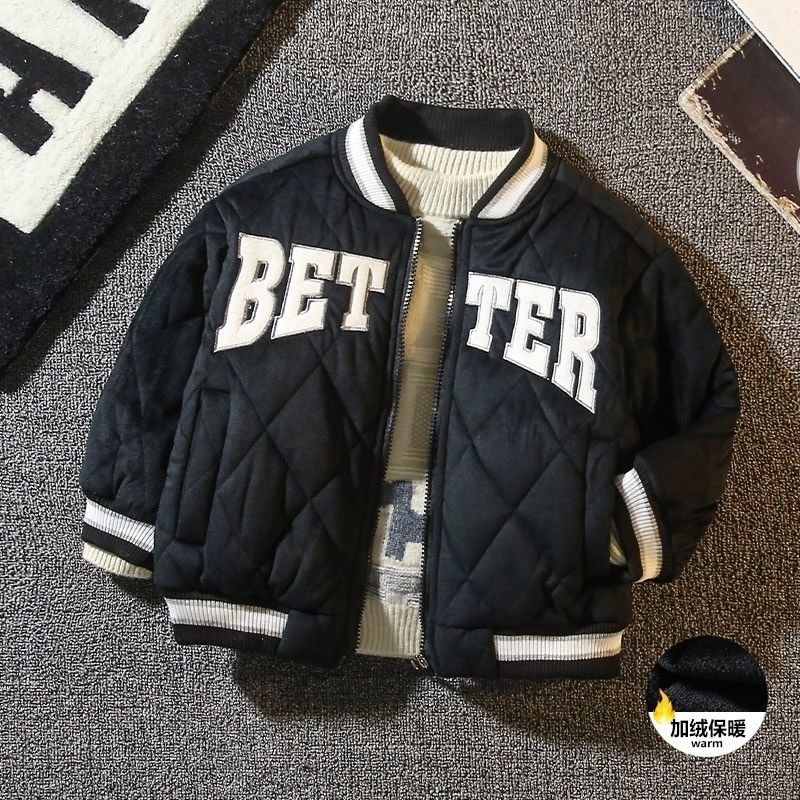 2021. gada zēnu bērnu ziemas jaka beisbola uzvalks Bomber, mazs kokvilnas bērnu apģērbs pusaudžu meitenēm, mēteļi un žaketes, sniega apģērbs