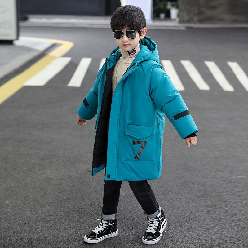 -30 μοίρες καινούργια αγόρια χειμωνιάτικα ρούχα παιδικά ρούχα ζεστό βαμβακερό μπουφάν Παλτό με κουκούλα παχύρρευστο εξωτερικά ενδύματα παιδικό πανωφόρι parka