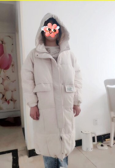 2022 New Long Keep Warm Γυναικείο παλτό πάνω από το γόνατο Κορεάτικο χειμερινό βαμβακερό τζάκετ Thickened Down Padded Jacket Tide