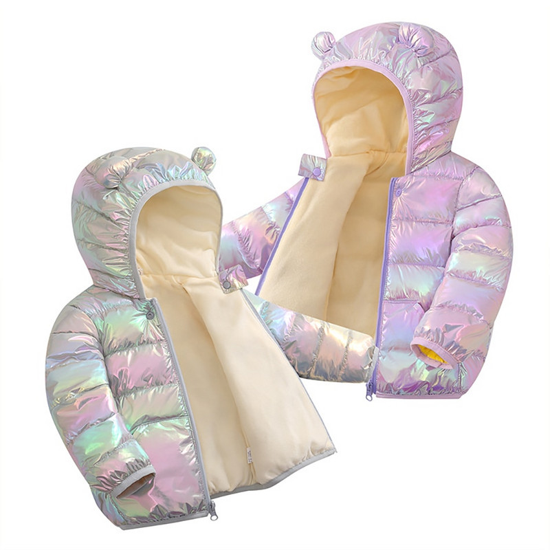 Dječaci Djevojčice Jakne Dječje lagane kapute Dječja odjeća Proljeće Jesen Zima Topla gornja odjeća Duksevi s kapuljačom na uši Prsluci 1-4T