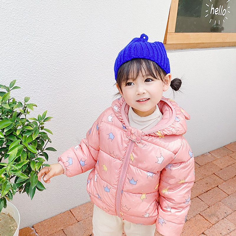 Dječaci Djevojčice Jakne Dječje lagane kapute Dječja odjeća Proljeće Jesen Zima Topla gornja odjeća Duksevi s kapuljačom na uši Prsluci 1-4T