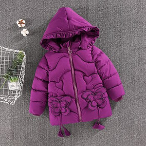 4 5 6 8 10 gadi Ziemas meiteņu jakas saglabā siltumu Modes kažokādas apkakle Princeses mētelis ar kapuci rāvējslēdzējs Vēja necaurlaidīgs virsdrēbes Bērnu apģērbs