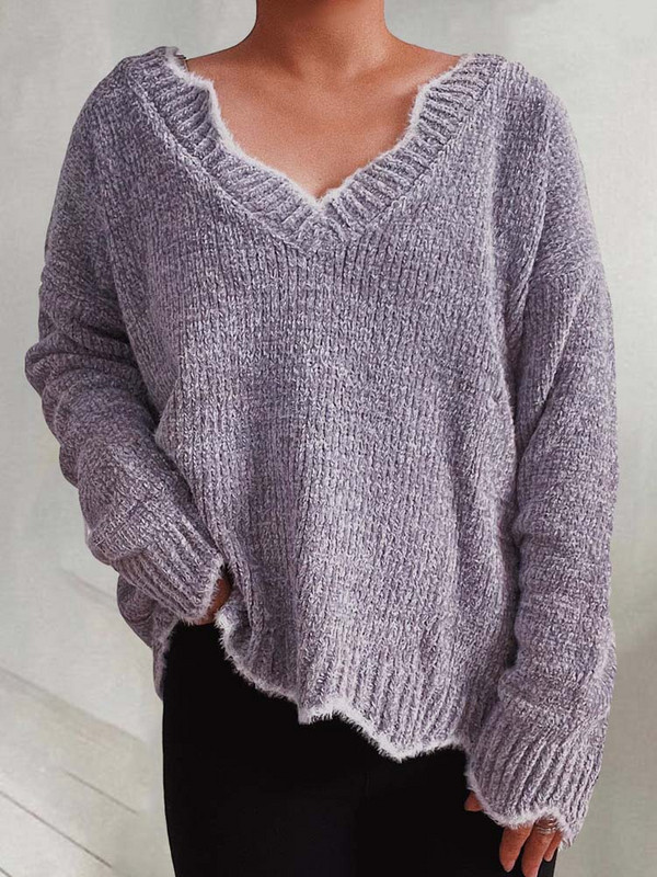 Γυναικείο πουλόβερ με ζιβάγκο σενίλ 2022 Νέα χειμερινή ψεύτικη γούνα βιζόν πάχυνση Ζεστά πουλόβερ Ακανόνιστα χαλαρά πλεκτά μπλουζάκια 4XL 5XL