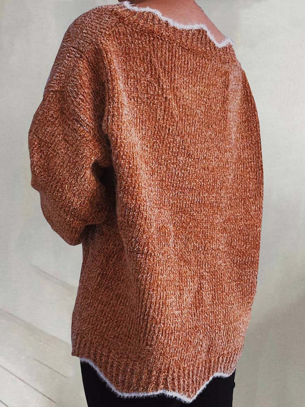 Γυναικείο πουλόβερ με ζιβάγκο σενίλ 2022 Νέα χειμερινή ψεύτικη γούνα βιζόν πάχυνση Ζεστά πουλόβερ Ακανόνιστα χαλαρά πλεκτά μπλουζάκια 4XL 5XL