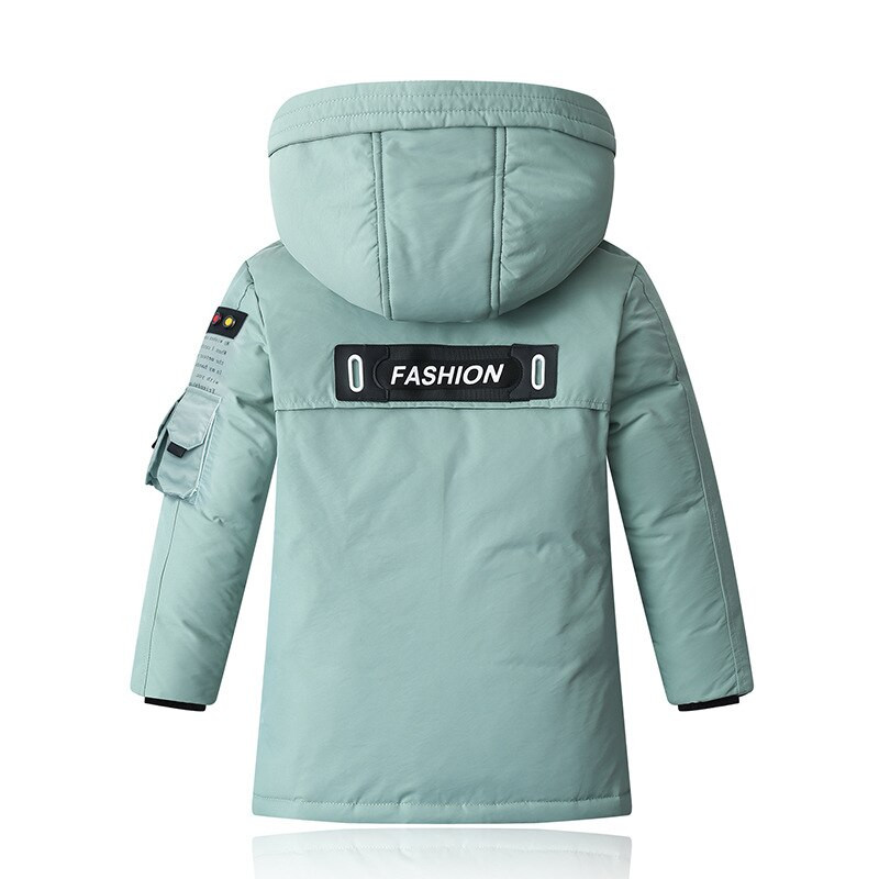 Ρωσία Snowsuit Παιδικά Αγόρια πουπουλένια μπουφάν Χειμερινό Παιδικά Πάρκα Παχύ Ζεστά Ενδύματα για Έφηβο 6 8 10 12 14 15 Χρόνια Παλτό FM095