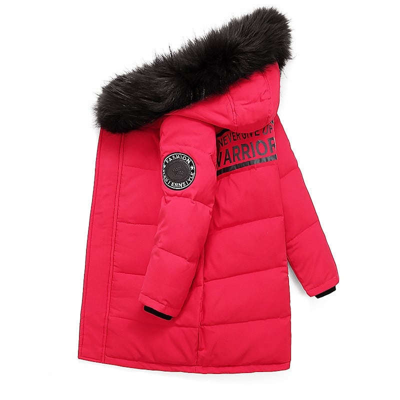 Rusija Snowsuit Vaikų berniukų pūkinė striukė Vaikiška Parka Vaikiški Parkai Stori šilti viršutiniai drabužiai paaugliams 6 8 10 12 14 15 metų paltas LC249