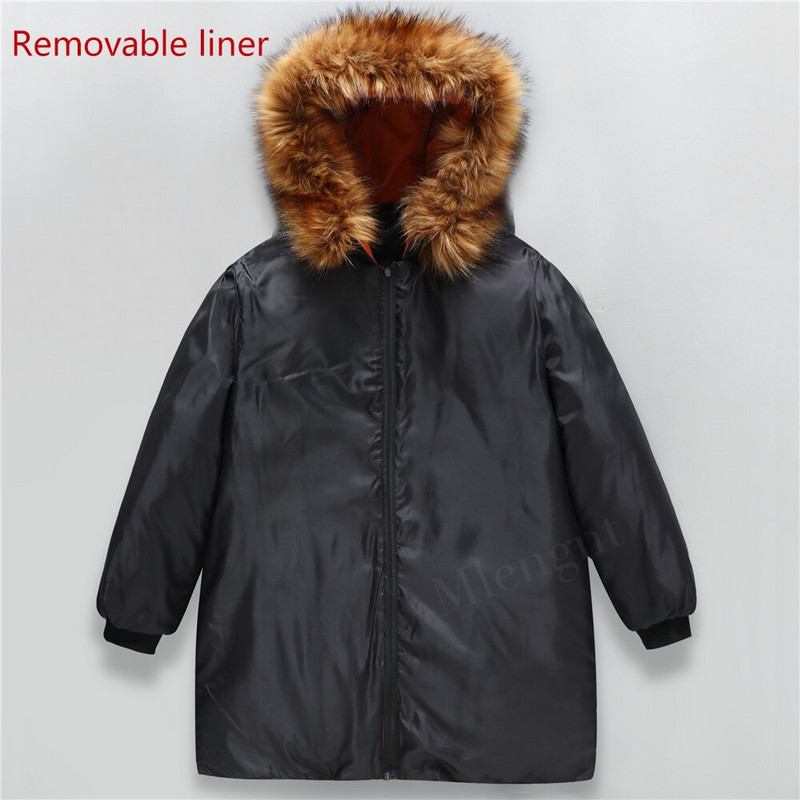 Ziemas vīriešu imitācija Trušu kažokādas odere Parka Bieza Silta Augstas Kvalitātes Jaka Noņemama Kažokādas Apkakles Mēteļi Plus Liels Izmērs 10XL