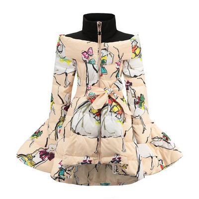 Κοριτσίστικο Χειμερινό Παλτό Νέο Μόδα Παιδικό Πουπουλένιο Μπουφάν για κορίτσι Ζεστό Βαμβακερό Πάρκα Παιδικό Μακρύ Μπουφάν Κοριτσίστικα Ρούχα 6 8 10 12 Ετών