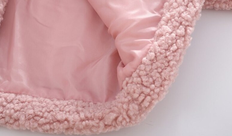 1-7 ετών Παιδικά Κοριτσίστικα Μπουφάν Χειμερινά Κορίτσια Μάλλινο Παλτό Πρόβατο Ζεστό Φθινόπωρο Αγόρια Χοντρά ρούχα