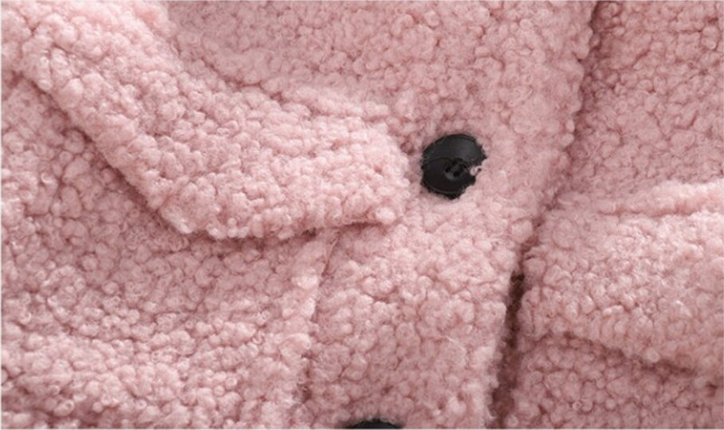 1-7 ετών Παιδικά Κοριτσίστικα Μπουφάν Χειμερινά Κορίτσια Μάλλινο Παλτό Πρόβατο Ζεστό Φθινόπωρο Αγόρια Χοντρά ρούχα