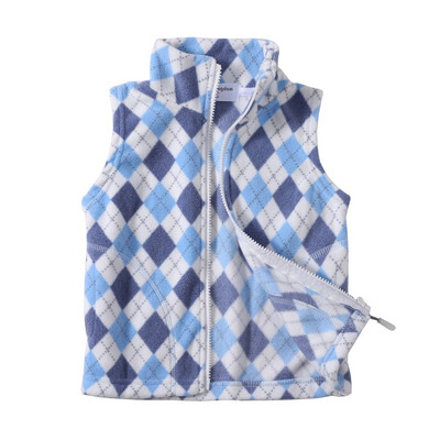 Mudkingdom Παιδικά γιλέκα μπουφάν Φθινοπωρινά χειμωνιάτικα φλις παιδικά πανωφόρια πανωφόρια ελαφριά casual χαριτωμένα πουά μοτίβο για αγόρια κορίτσια