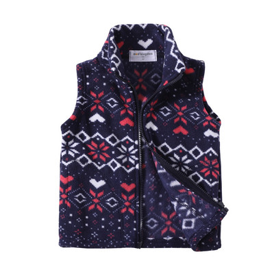 Mudkingdom Παιδικά γιλέκα μπουφάν Φθινοπωρινά χειμωνιάτικα φλις παιδικά πανωφόρια πανωφόρια ελαφριά casual χαριτωμένα πουά μοτίβο για αγόρια κορίτσια