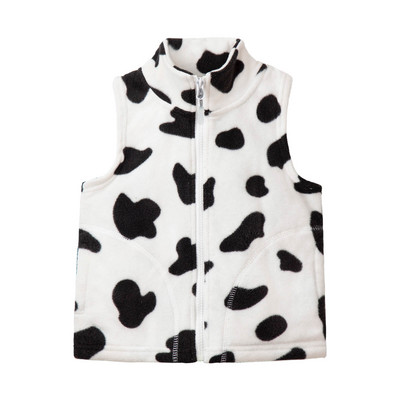 Mudkingdom Παιδικά γιλέκα μπουφάν Φθινοπωρινά χειμωνιάτικα φλις παιδικά πανωφόρια πανωφόρια ελαφριά casual χαριτωμένα πουά μοτίβο για αγόρια κορίτσια