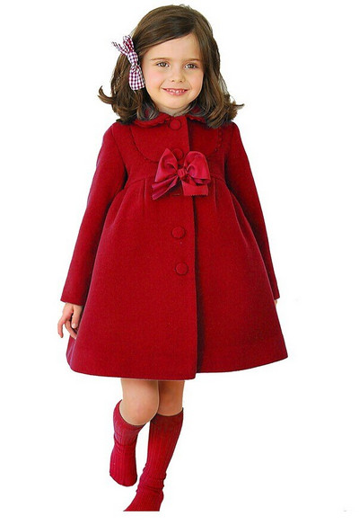 2022. Jesen Zima Dlakavi kaput za djevojčice Modni dizajn Dugi kaput za djevojčice Dječja gornja odjeća Mrežasti uzorak od 4 do 12 godina