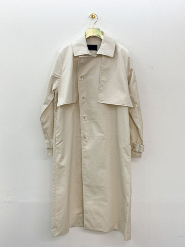 [EWQ] Jednoredno kopčanje, modni trend dugih rukava, ženska odjeća, korejski šik ženski trenčkot, vanjska odjeća, jesenska vjetrovka 2022.