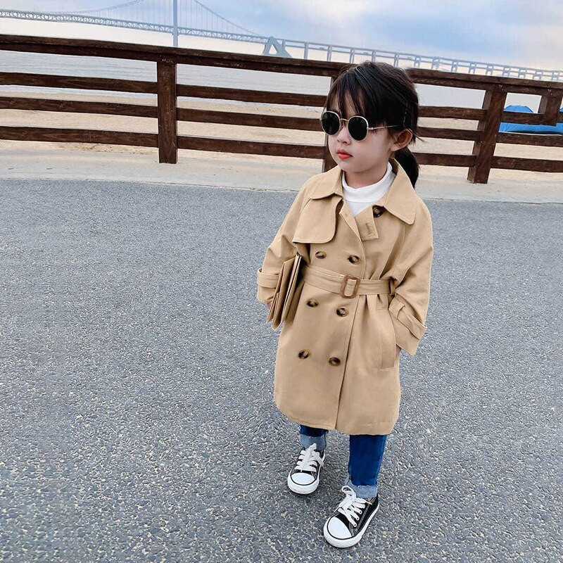 Gornja odjeća za djevojčice od 2 do 6 godina Proljeće 2022. Dječje kaki vjetrovke Odjeća za djevojčice Majice dugih rukava za malu djecu Dječje jakne