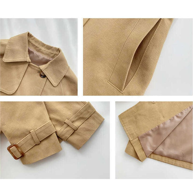 Gornja odjeća za djevojčice od 2 do 6 godina Proljeće 2022. Dječje kaki vjetrovke Odjeća za djevojčice Majice dugih rukava za malu djecu Dječje jakne