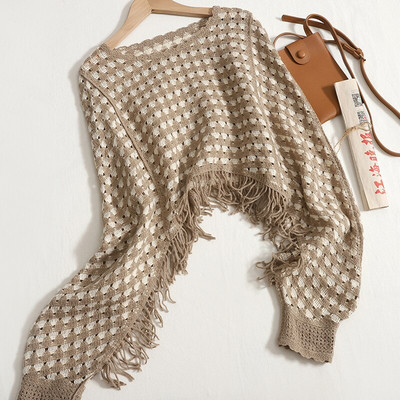 Yitimoky džemperis Sieviešu džemperis korejiešu modes izliekti topi pušķi ar garām piedurknēm retro trikotāžas apģērbi 2022. gada rudens ziema