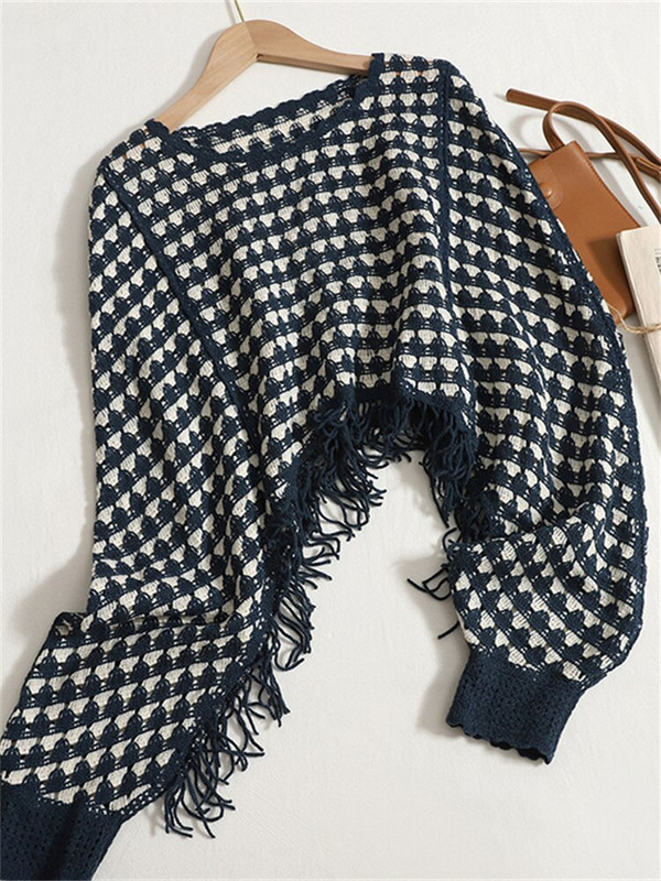 Yitimoky džemperis Sieviešu džemperis korejiešu modes izliekti topi pušķi ar garām piedurknēm retro trikotāžas apģērbi 2022. gada rudens ziema