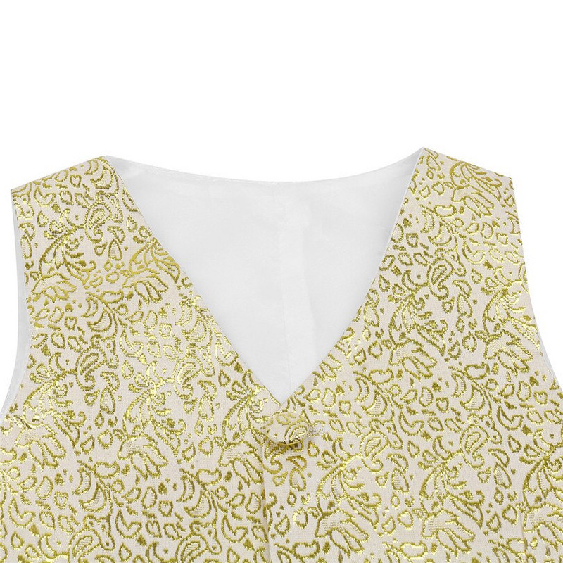 Nova moda Dječje dječačko gospodsko odijelo Svečana odijela bez rukava Prsluk Sjajna cvjetna haljina Prsluk Ležerna odjeća SZ 2-14