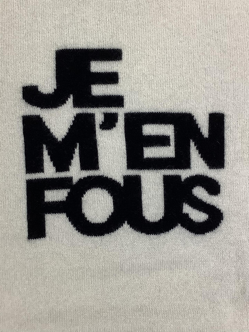 100% kašmira sieviešu burtu žakarda džemperis 2022. gada jauns apaļš kakla izgriezums, karsti rhinestones ar garām piedurknēm, brīvs sieviešu trikotāžas pulovera tops