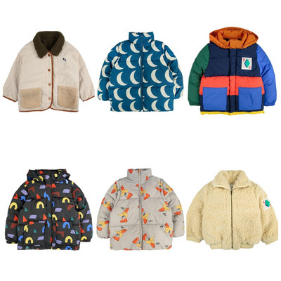 Корейски детски пухени якета 2022 New BC Winter Toddler Boys Girls Outwear Дебели палта Детски дрехи от 7 до 12 години