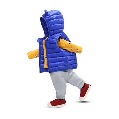 Laste soojendusvest Sügis Beebipoisid Tüdrukud Paks Vest Lapsed Ülerõivad Vestid Laste Kvaliteetne Kapuutsiga jakid Vest