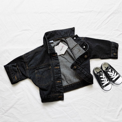 Thunderers Pavasara Rudens Bērnu Jaka Meitenēm Izplēsts Holes Bērni Džinsi Mēteļi Zēni Meitenes Demin Virsdrēbes Kostīms 24M-7Y