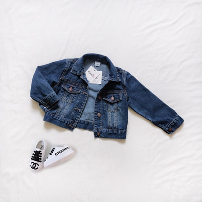 Thunderers Pavasara Rudens Bērnu Jaka Meitenēm Izplēsts Holes Bērni Džinsi Mēteļi Zēni Meitenes Demin Virsdrēbes Kostīms 24M-7Y