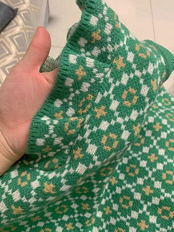 Φθινοπωρινά χειμωνιάτικα γιλέκα για κορίτσια Πλεκτό πουλόβερ Γιλέκο με λαιμόκοψη ζακάρ ύφανση Vintage αμάνικα παιδικά πανωφόρια πλεκτά