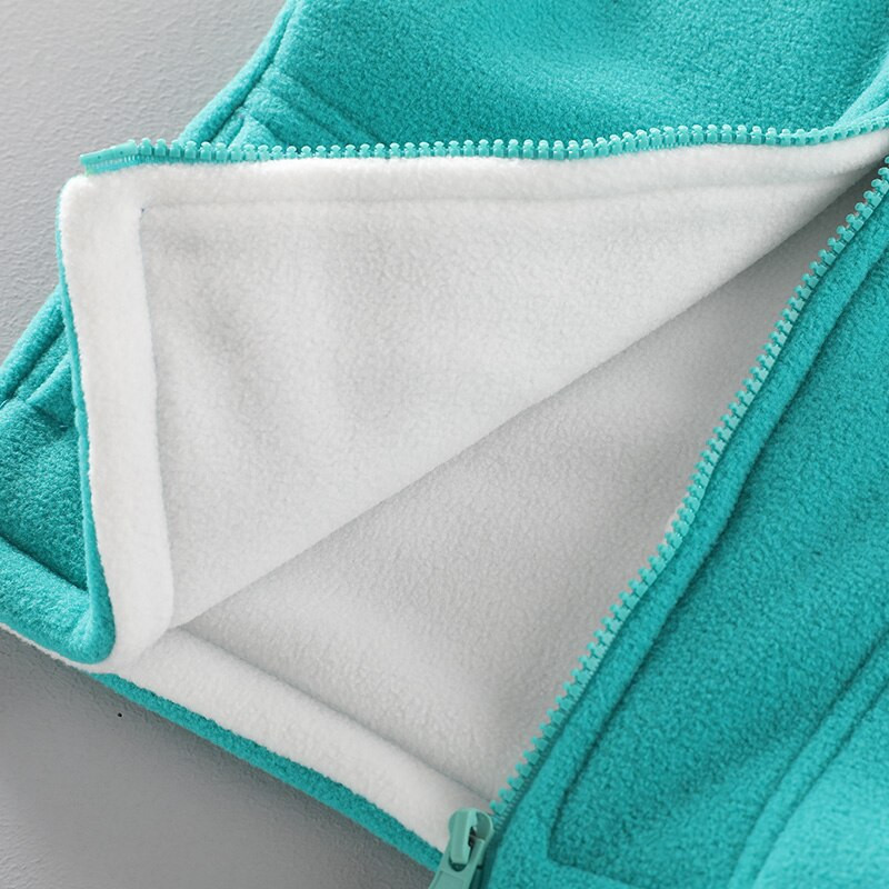 Pusaudžu Virsdrēbes Vestes Bezpiedurknēm Jakas Bērnu Veste zēnam Meitenei Polar Fleece Baby Bērnu Veste Silta Ziemas 100-150cm