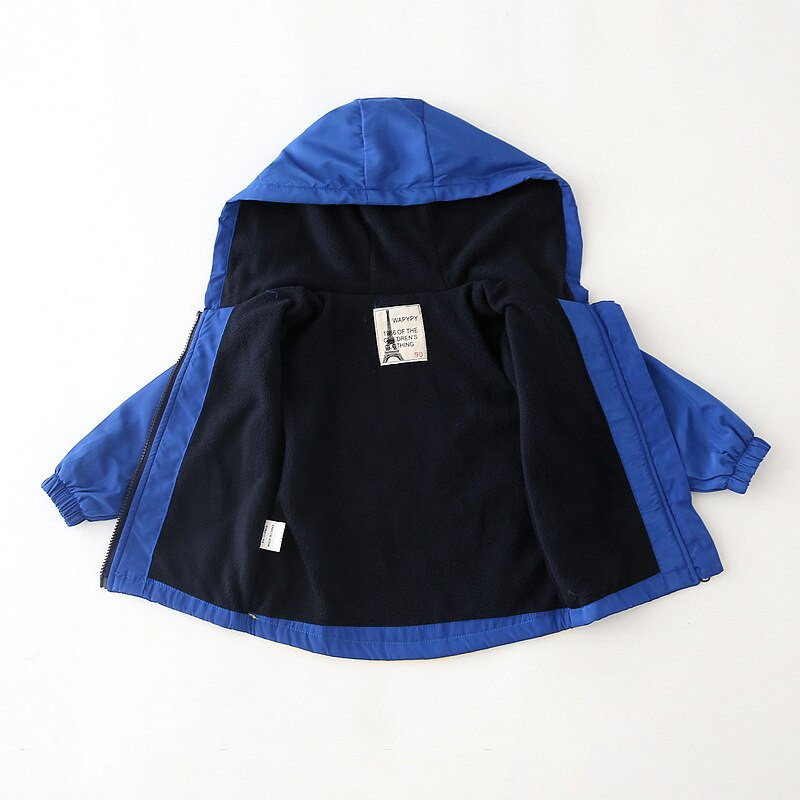 Βρεφική καμπαρντίνα πέτο Φθινοπωρινό Παιδικά Πανωφόρια Παλτό Πανωφόρι Αγόρι Μπουφάν Πουκάμισο με φερμουάρ Παιδικό Μπουφάν με κουκούλα